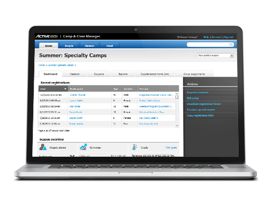 screenshot of ACTIVE Educate